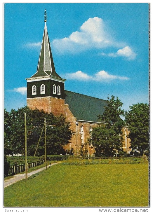 NL.- Makkum, Oudste Nederlands Hervormde Kerk. 2 Scans - Makkum