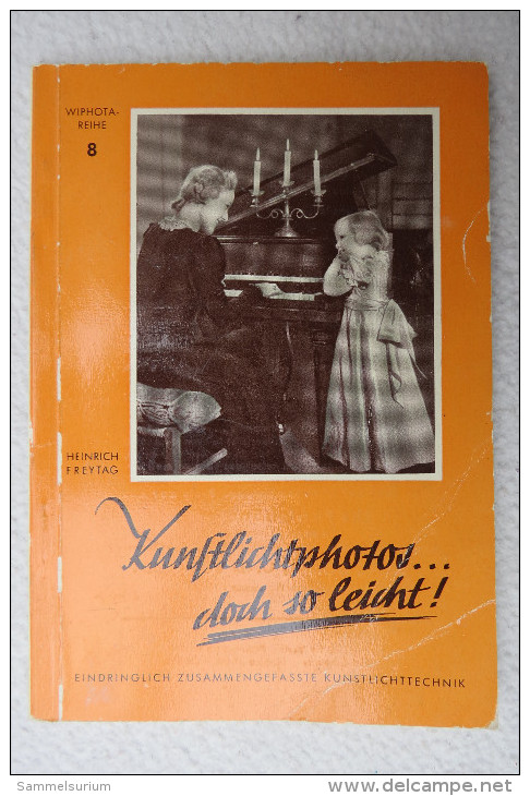 Heinrich Freytag "Kunstlichtphotos...doch So Leicht!" Eindringlich Zusammengefasste Kunstlichttechnik - Photographie