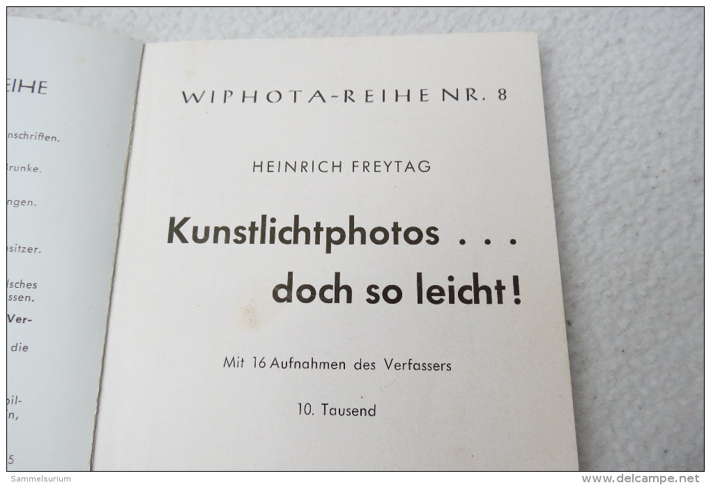 Heinrich Freytag "Kunstlichtphotos...doch So Leicht!" Eindringlich Zusammengefasste Kunstlichttechnik - Photographie