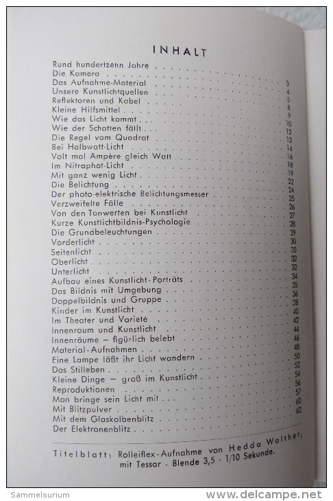 Heinrich Freytag "Kunstlichtphotos...doch So Leicht!" Eindringlich Zusammengefasste Kunstlichttechnik - Fotografia