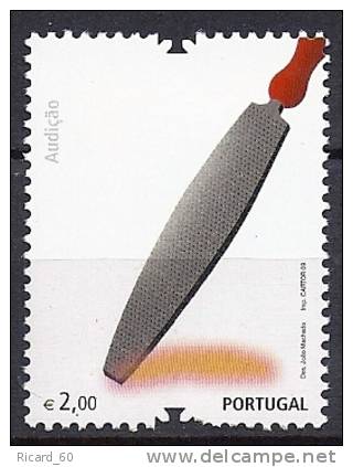 Timbre(s) Neuf(s)** Portugal,les Cinq Sens, L'audition, En Relief Léger, 2009 - Unused Stamps