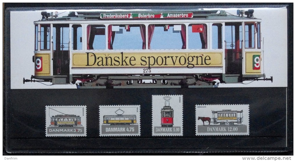 Denmark 1994   Minr.1080-83  MNH   (**)  ( Lot  4687 ) Trams  Los Tranvías Straßenbahnen - Ungebraucht
