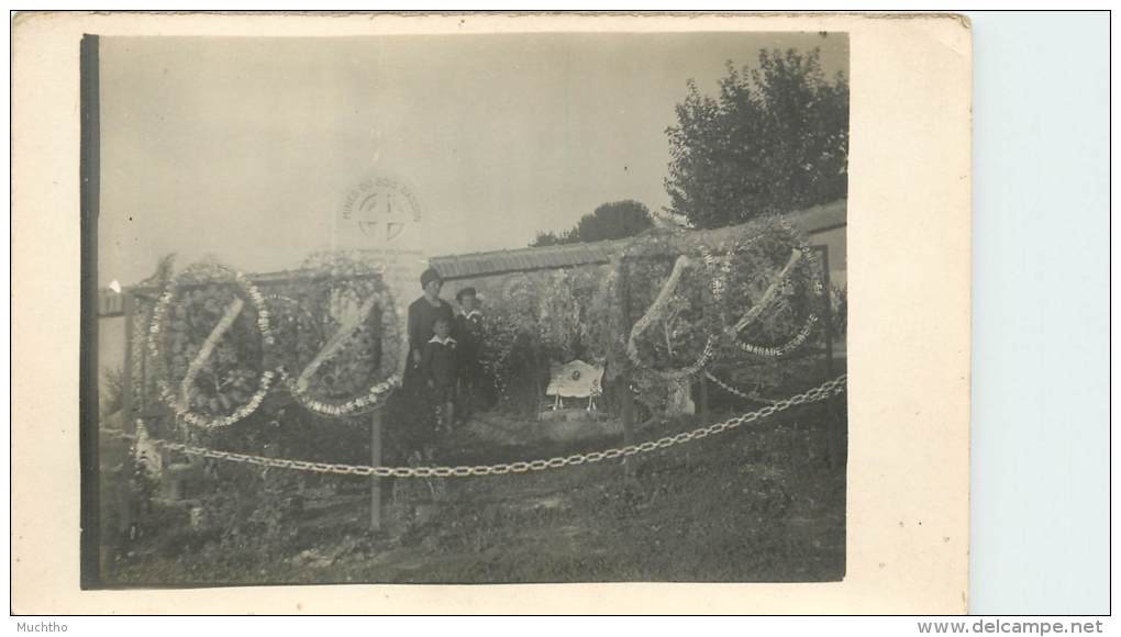 Dep - 04 - SAINT MAIME Carte Photo  MINES DU BOIS D'ASSON Tombes Cimetiére - Sonstige & Ohne Zuordnung