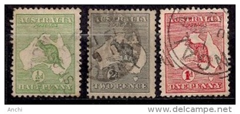 Australia. 1912. Y&T 1-3. - Used Stamps