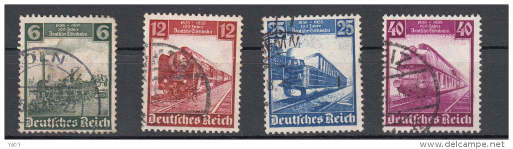 Deutsches Reich -  Mi. 580/583 (o) - Usados