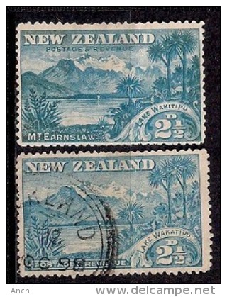 New Zealand. 1898. Y&T 73-73A. - Oblitérés