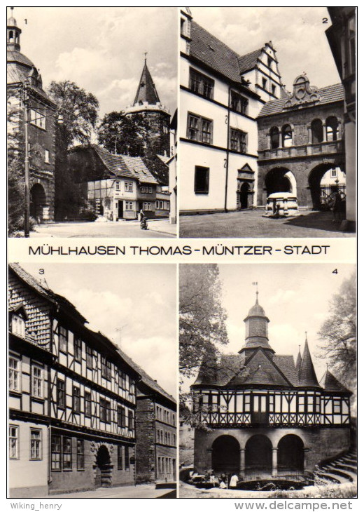 Mühlhausen In Thüringen - S/w Mehrbildkarte 1 - Muehlhausen