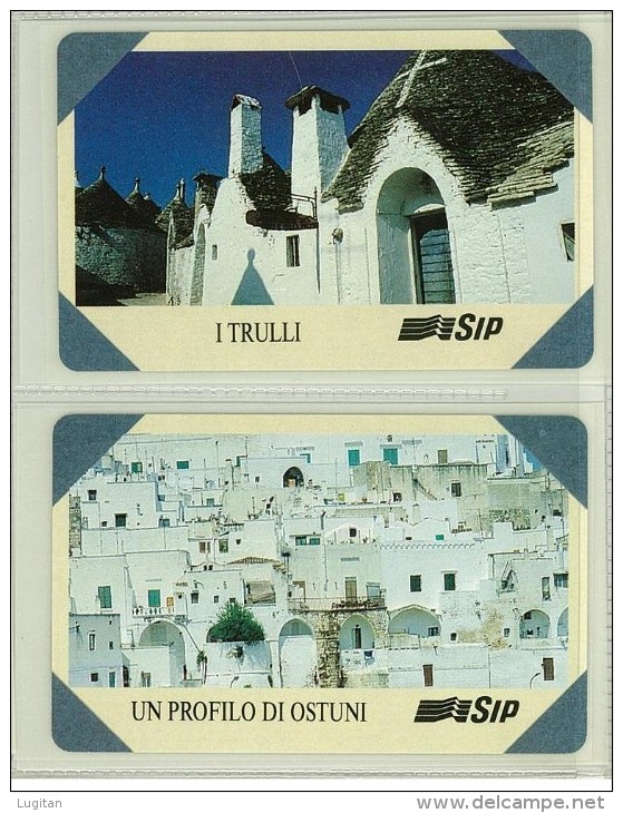 Carte Telefoniche: Serie 4 Valori “ Serie Turistica “ Puglia - Nuova - Omaggio  - Man - Mantegazza - Private-Omaggi