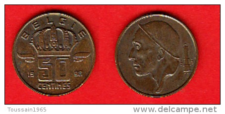  Monnaie  De Circulation (ref 125) 50 Centimes Bronze Monétaire, Type Mineur + 1998 Fl + - 50 Centimes