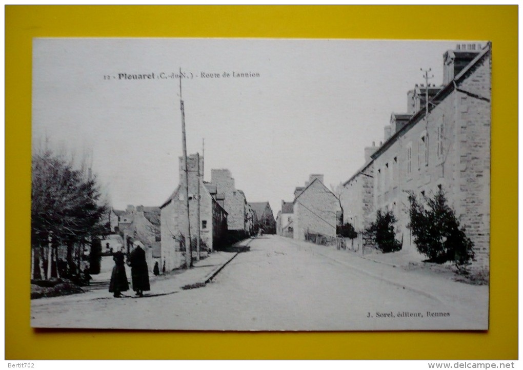 22 -    PLOUARET - Route De LANNION - Plouaret