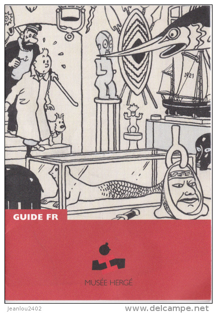 TINTIN - GUIDE DU MUSEE HERGE - Musées & Expositions