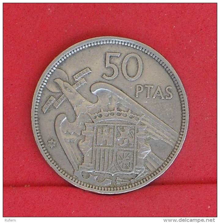 SPAIN  50  PESETAS  1957  19-58 KM# 788  -    (Nº10882) - 50 Pesetas