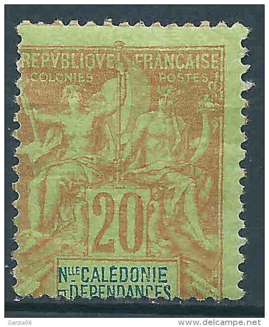 Nouvelle Calédonie  - 1892 -  Type Sage - N°47 - Neuf* - MLH - Neufs