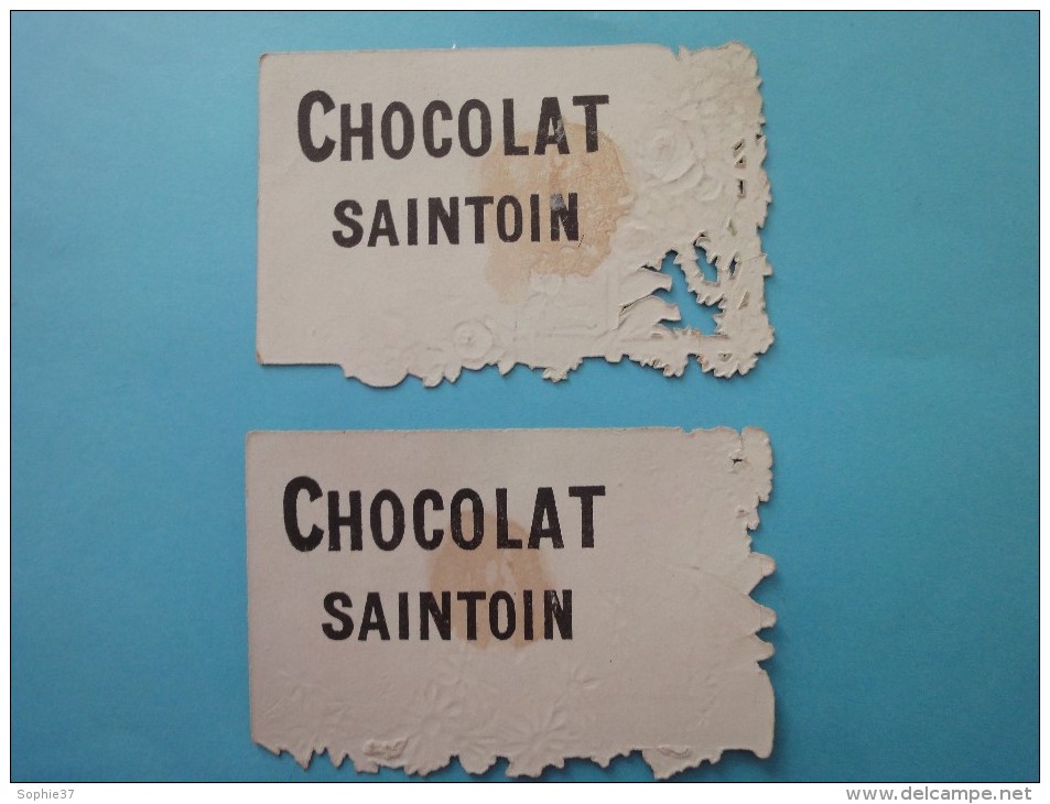 Lot De 2 Chromos Découpis "Chocolar Saintoin" - Enfants