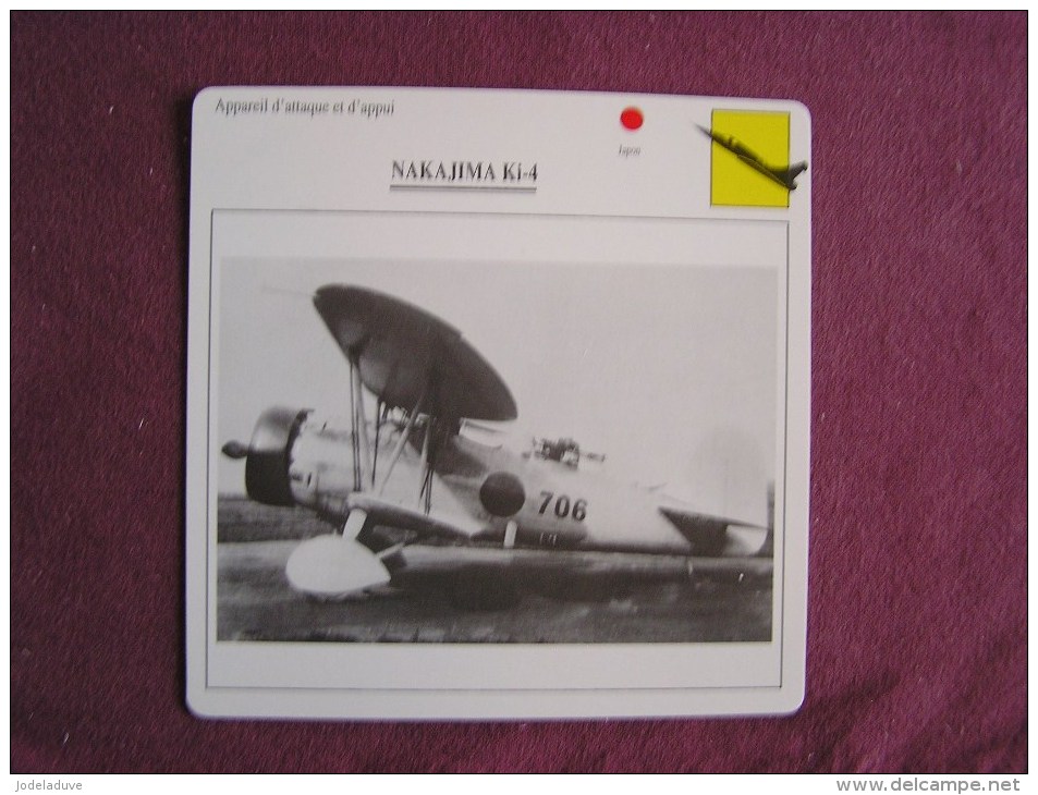 NAKAJIMA Ki-4     FICHE AVION Avec Description  Aircraft Aviation - Avions