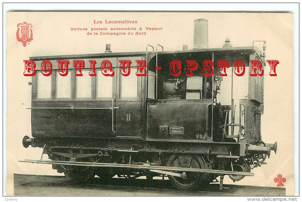 POSTE - VOITURE POSTALE AUTOMOBILE à VAPEUR De La Cie Du NORD - COLLECTION FLEURY - Poste & Postini