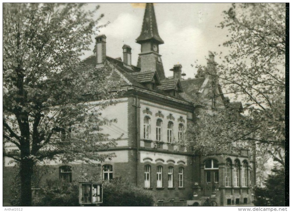 Jerichow Krs. Genthin MB Bahnhof TBC Heilstätte Hotel Karl-Liebknecht-Str. Bahnhofstraße 14.8.1961 - Genthin