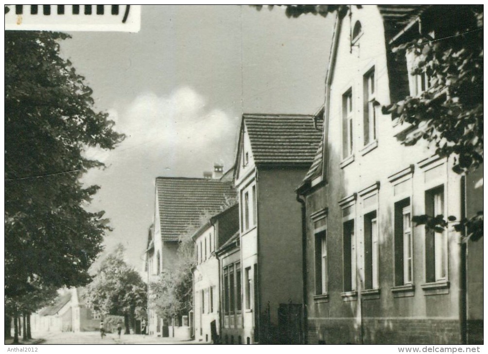 Jerichow Krs. Genthin MB Bahnhof TBC Heilstätte Hotel Karl-Liebknecht-Str. Bahnhofstraße 14.8.1961 - Genthin