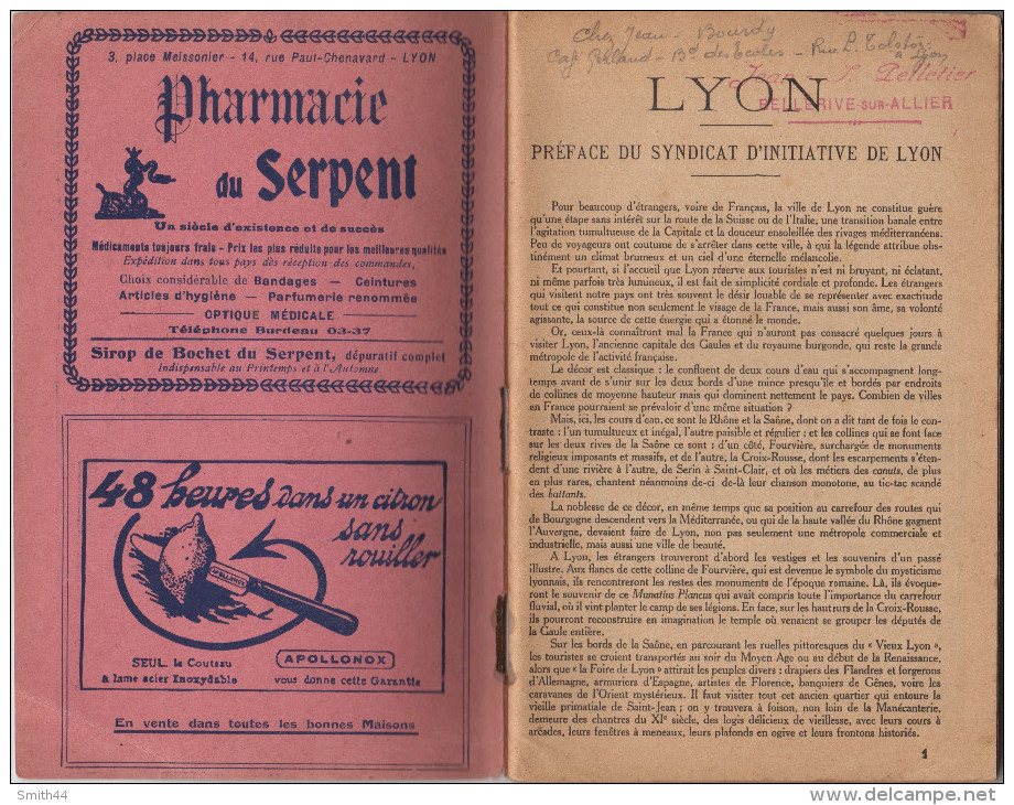 Le Cicérone Fournier De Lyon - 37e édition - Kaarten & Atlas