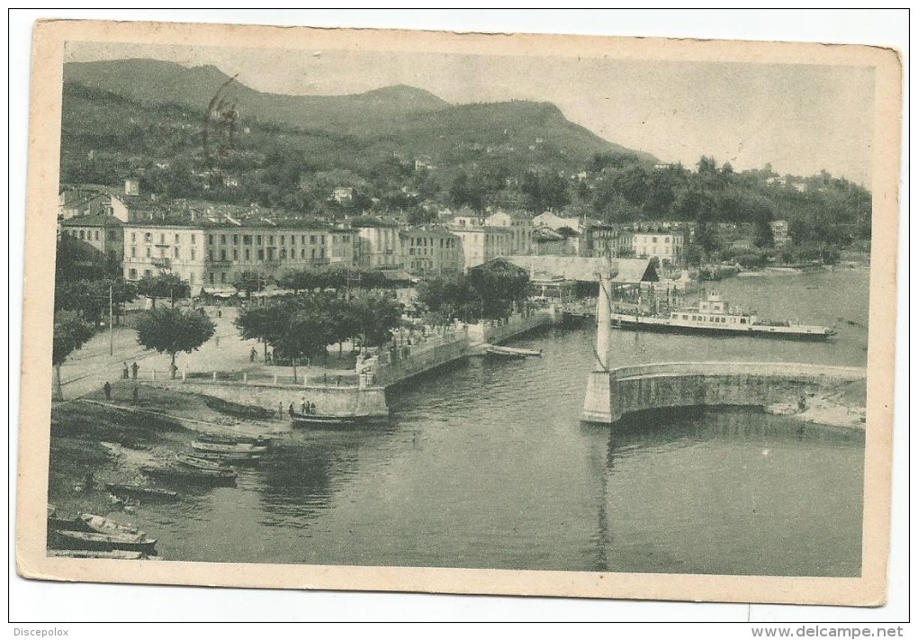 I2040 Verbania Intra - Porto E Lungolago - Lago Maggiore - Barche Boats Bateaux / Viaggiata 1959 - Verbania