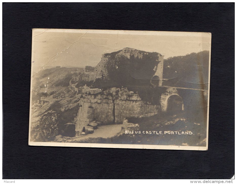 51538   Regno  Unito,   Rufus Castle,  Portland,  VG  1921 - Weymouth