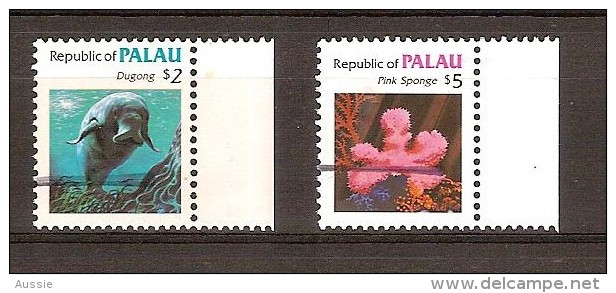 Palau  1984 Yvertn° 55-56 (°) Oblitéré Used Cote 25 Euro Faune Marine - Palau