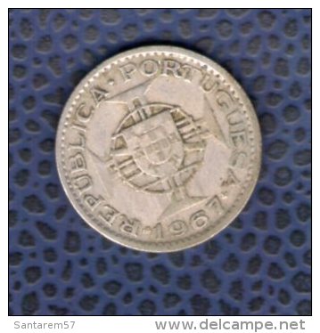 Angola République Portugaise 1967 Pièce De Monnaie Coin 2$50 Escudos Blason - Angola