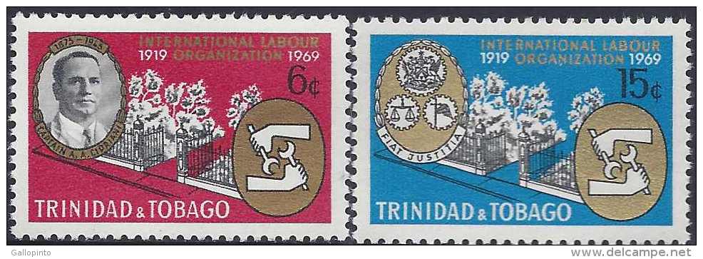 TRINIDAD & TOBAGO INTL LABOUR ORGANIZATION MNH 1969 - Trinidad & Tobago (1962-...)