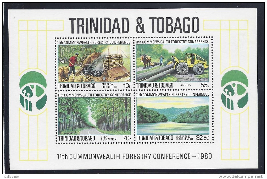 TRINIDAD & TOBAGO 11th COMMONWEALTH FORESTRY CONFERENCE MNH 1980 - Trinité & Tobago (1962-...)
