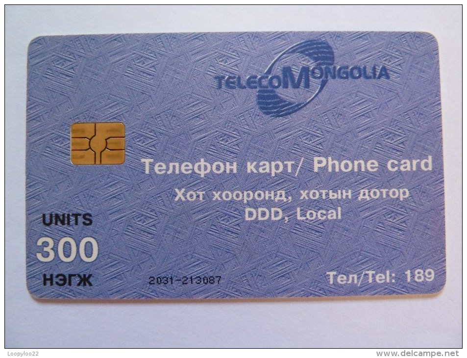 MONGOLIA - Chip - 300 Units - MON-8 - Mongolië