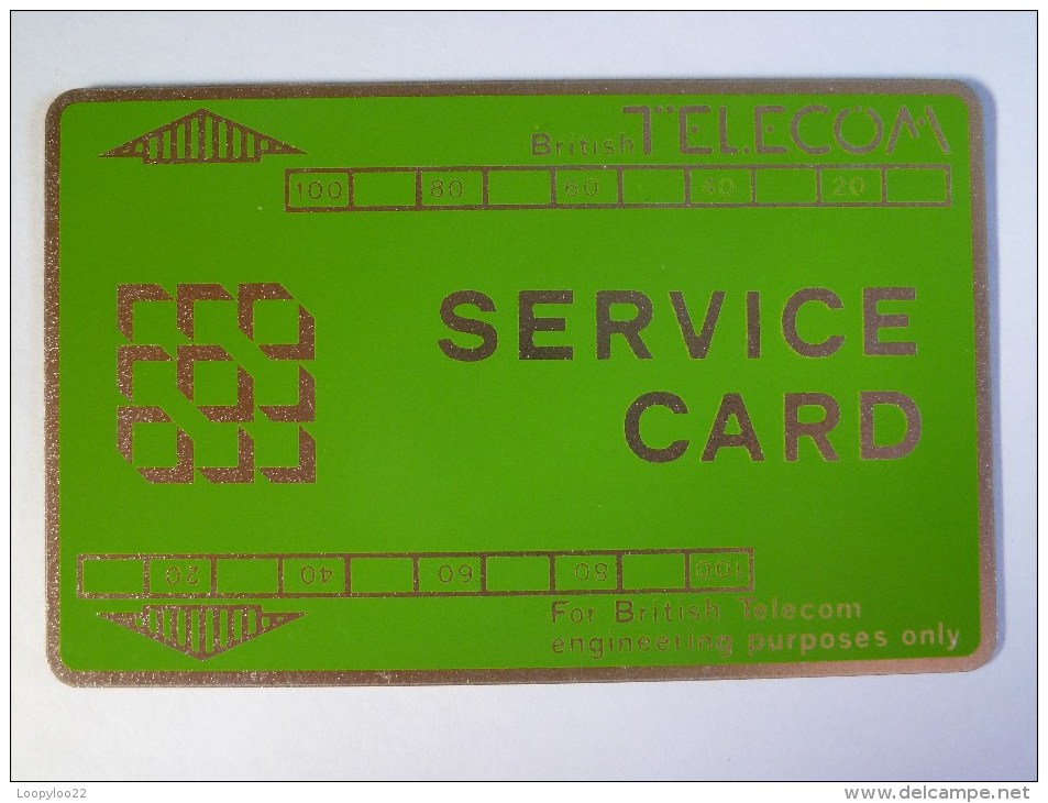 UK - Great Britain - L&G - BT - 1st Issue Specimen - Service - BT Engineer BSK Service : Emissioni Di Test