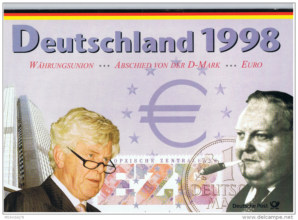 Deutsche Post - DM Satz 1998 In PP - Prägestätte A (Berlin) - Mint Sets & Proof Sets