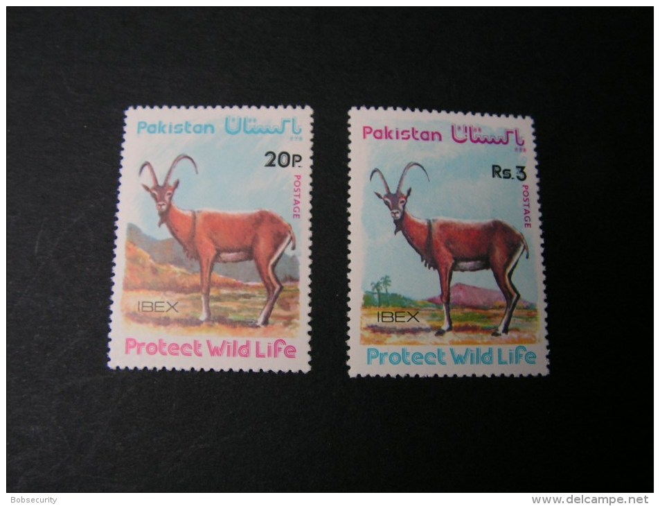 == Pakistan MiNr. 413-414  ** MNH Wildtiere - Pakistan