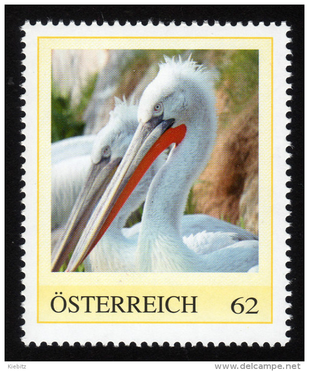 ÖSTERREICH 2011 ** Pelikan, Pelecanus Crispus - PM Personalized Stamp MNH - Pelikanen