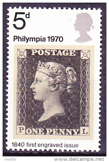 Großbritannien Great Britain Grande-Bretagne - PHILYMPIA 1970 (MiNr: 555/7) - Postfrisch MNH - Unused Stamps