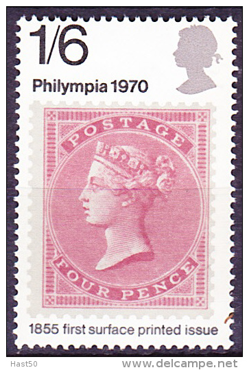 Großbritannien Great Britain Grande-Bretagne - PHILYMPIA 1970 (MiNr: 555/7) - Postfrisch MNH - Unused Stamps