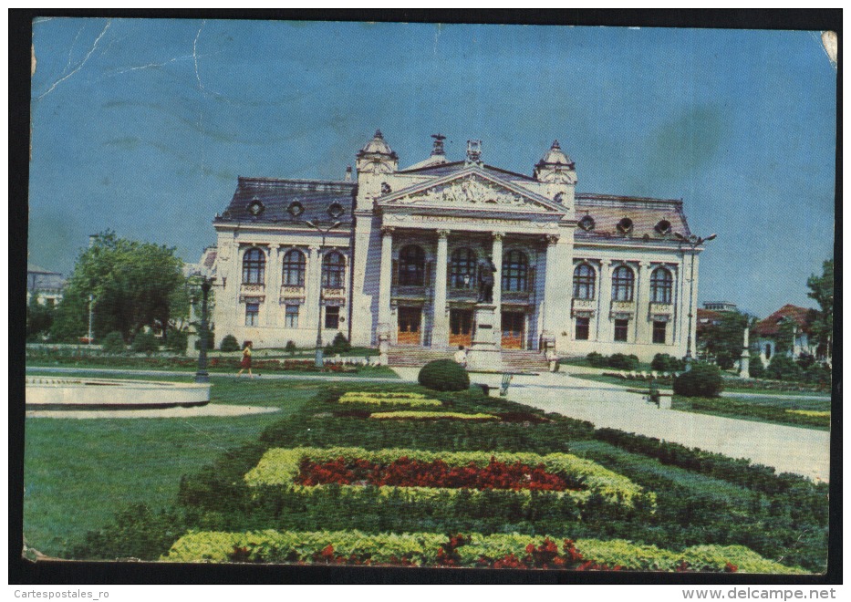 Iasi-National Theatre-Vasile Alecsandri Statue-used,good Shape - Monuments