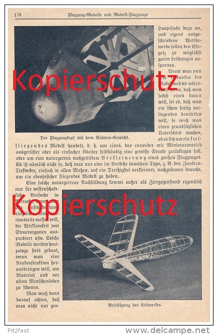 Original Zeitungsbericht - 1926 - Flugzeug - Modelle , Modellbau , Flugzeuge !!! - Flugzeuge & Hubschrauber