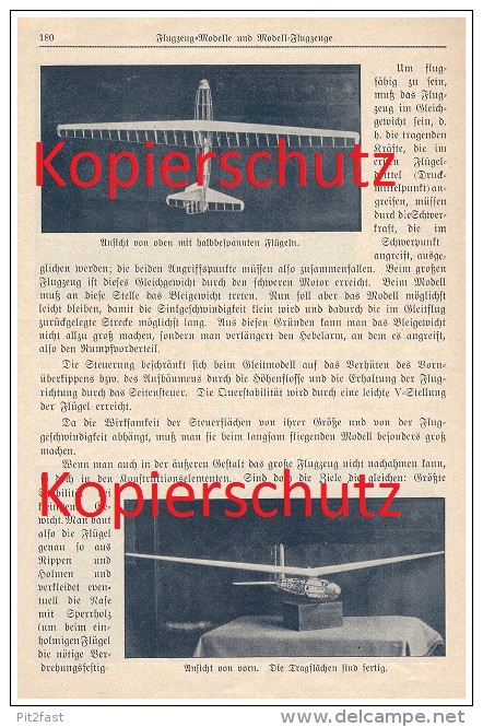 Original Zeitungsbericht - 1926 - Flugzeug - Modelle , Modellbau , Flugzeuge !!! - Aerei E Elicotteri