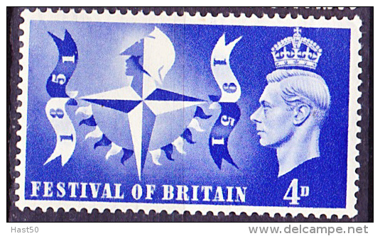 Großbritannien Great Britain Grande-Bretagne - EXPO 1851  London (MiNr. 255/6) 1951  - Postfrisch MNH - Neufs