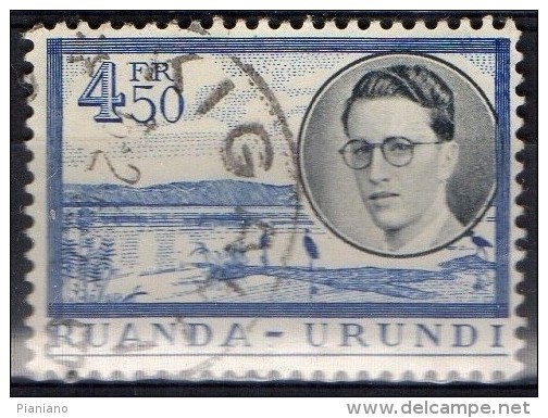 PIA - RUANDA  - 1955 : Re  Baldovino- (Yv 198) - Usati