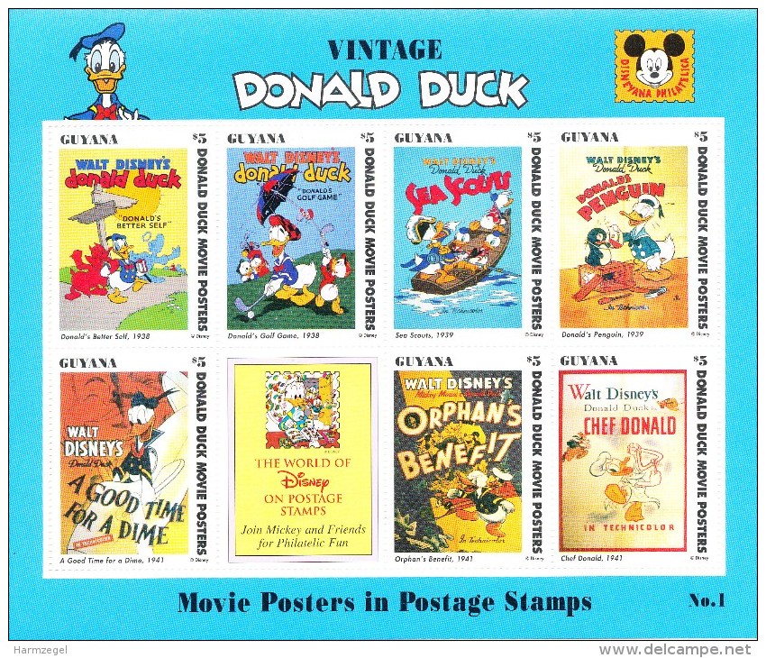 Disney, Donald Duck, Movie Posters, Golf, Penguin - Cinema