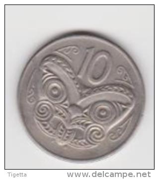 NUOVA ZELANDA  10 CENT ANNO 1987 - New Zealand