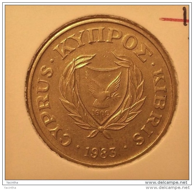 @Y@    Cyprus   10  Cent     1983    Unc  (2852) - Cipro