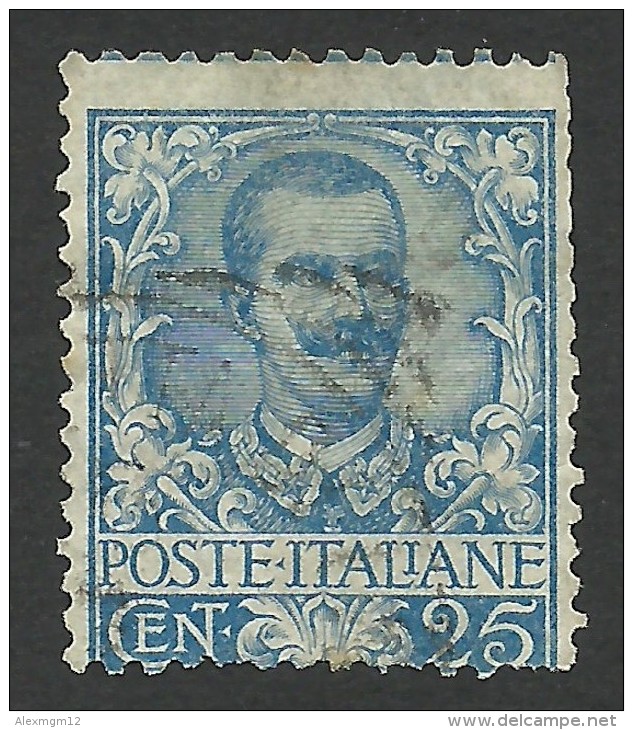 Italy, 25 C. 1901, Sc # 81, Mi # 79, Used. - Used