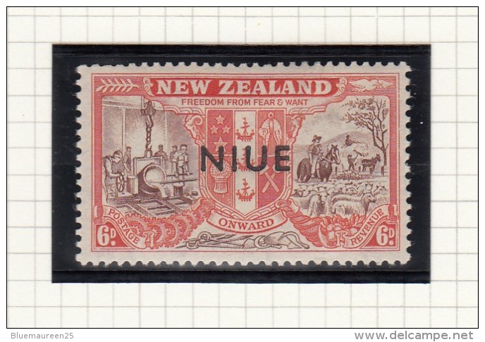 PEACE STAMP - 1946 - Niue