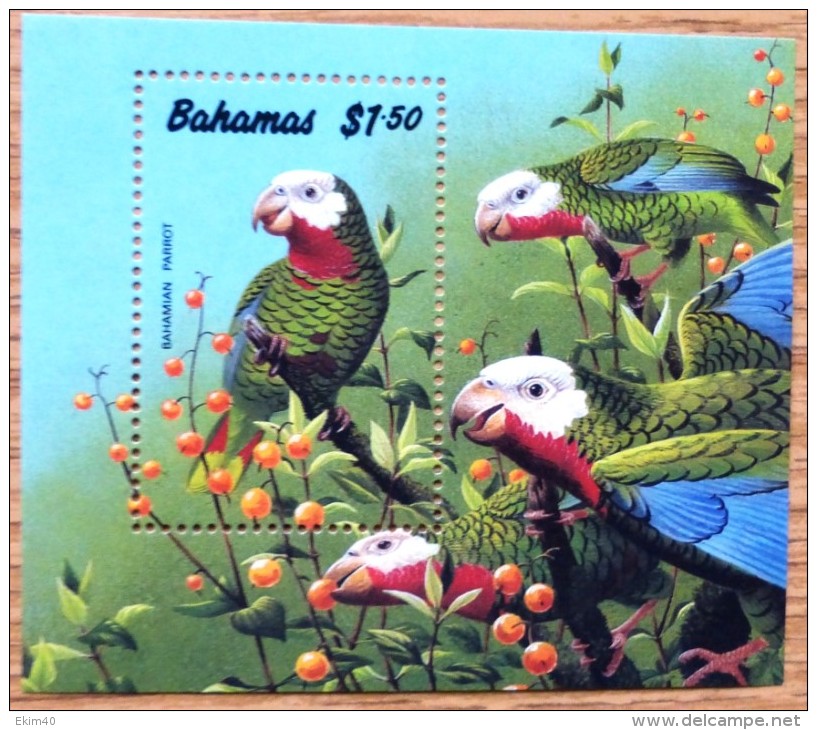 Bahamas Stamp Miniature Sheet MNH $1.50 Parrot No WM-631 - Bahamas (1973-...)