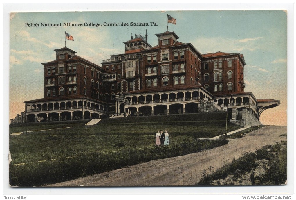 PA ~ Polish National Alliance College CAMBRIDGE SPRINGS Pennsylvania C1910 - Autres & Non Classés