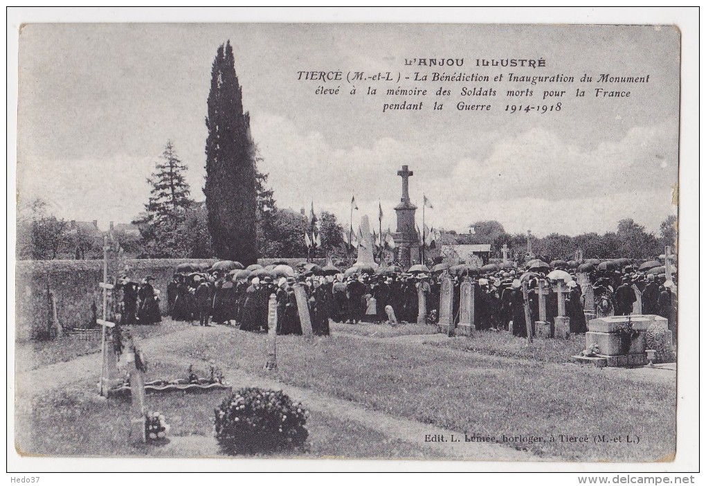 Inauguration Du Monument Aux Morts - Tierce