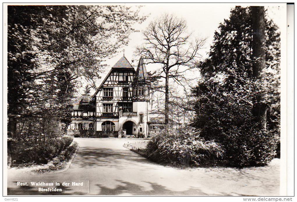 CH 4127 BIRSFELDEN BL, Restaurant Waldhaus I.d. Hard, 1953 - Birsfelden